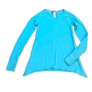 IVIVVA by Lululemon girls blue long sleeve activewear top. Soft material